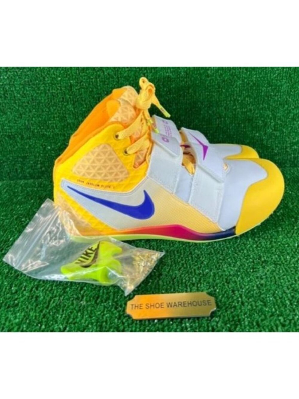 Men's Nike Zoom Javelin Elite 3 Track Spikes Citron Pulse FZ9626-800 Size 8.5